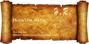 Huzella Rita névjegykártya
